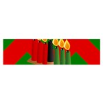 chevron kwanzaa Satin Scarf (Oblong)