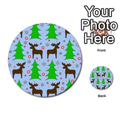 Reindeer and Xmas trees  Multi Back 52