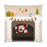 Christmas Black Santa In Fireplace Standard Cushion Case (One Side)