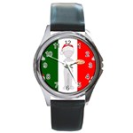 Christmas Italian Round Metal Watch