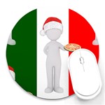 Christmas Italian Round Mousepad