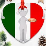 Christmas Italian Ornament (Heart)