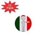 Christmas Italian 1  Mini Button (10 pack) 