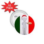 Christmas Italian 1.75  Button (10 pack) 