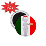 Christmas Italian 1.75  Magnet (10 pack) 