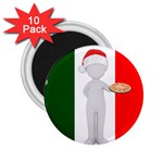 Christmas Italian 2.25  Magnet (10 pack)