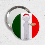 Christmas Italian 2.25  Handbag Mirror