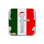 Christmas Italian Rubber Coaster (Square)