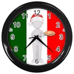 Christmas Italian Wall Clock (Black)