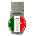 Christmas Italian Money Clip (Round)