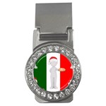 Christmas Italian Money Clip (CZ)