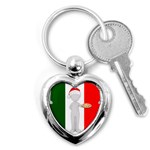 Christmas Italian Key Chain (Heart)