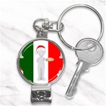 Christmas Italian Nail Clippers Key Chain