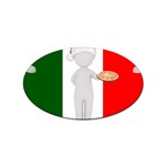 Christmas Italian Sticker (Oval)