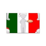 Christmas Italian Sticker (Rectangular)