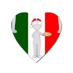 Christmas Italian Magnet (Heart)