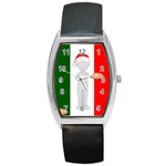 Christmas Italian Barrel Style Metal Watch