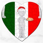 Christmas Italian Jigsaw Puzzle (Heart)