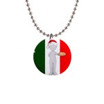 Christmas Italian 1  Button Necklace