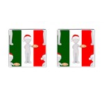 Christmas Italian Cufflinks (Square)