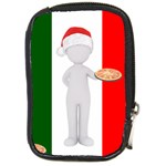 Christmas Italian Compact Camera Leather Case