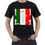 Christmas Italian Men s T-Shirt (Black)