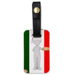 Christmas Italian Luggage Tag (one side)