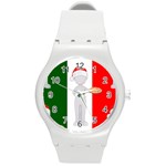 Christmas Italian Round Plastic Sport Watch (M)