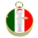 Christmas Italian Gold Compass