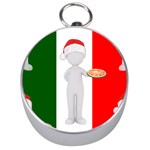 Christmas Italian Silver Compass