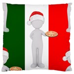 Christmas Italian Large Flano Cushion Case (One Side)