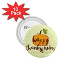 Happy Thanksgiving Pumpkin 1.75  Button (10 pack) 