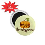 Happy Thanksgiving Pumpkin 1.75  Magnet (10 pack) 