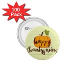 Happy Thanksgiving Pumpkin 1.75  Button (100 pack) 