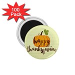 Happy Thanksgiving Pumpkin 1.75  Magnet (100 pack) 