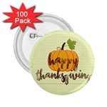 Happy Thanksgiving Pumpkin 2.25  Button (100 pack)