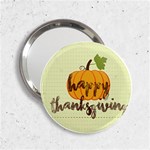 Happy Thanksgiving Pumpkin 2.25  Handbag Mirror