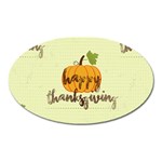 Happy Thanksgiving Pumpkin Magnet (Oval)