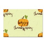 Happy Thanksgiving Pumpkin Sticker A4 (10 pack)