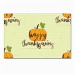 Happy Thanksgiving Pumpkin Postcard 4  x 6 