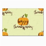 Happy Thanksgiving Pumpkin Postcard 5  x 7 