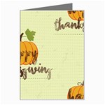 Happy Thanksgiving Pumpkin Greeting Card