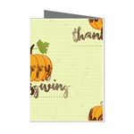 Happy Thanksgiving Pumpkin Mini Greeting Cards (Pkg of 8)