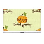 Happy Thanksgiving Pumpkin Business Card Holder