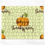 Happy Thanksgiving Pumpkin Jigsaw Puzzle (Rectangular)