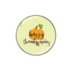 Happy Thanksgiving Pumpkin Hat Clip Ball Marker