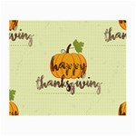 Happy Thanksgiving Pumpkin Small Glasses Cloth