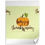 Happy Thanksgiving Pumpkin Canvas 12  x 16 