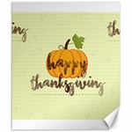 Happy Thanksgiving Pumpkin Canvas 20  x 24 