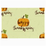 Happy Thanksgiving Pumpkin Large Glasses Cloth